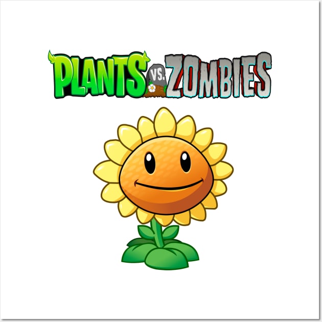 Sunflower design | Plants vs Zombies Wall Art by Zarcus11
